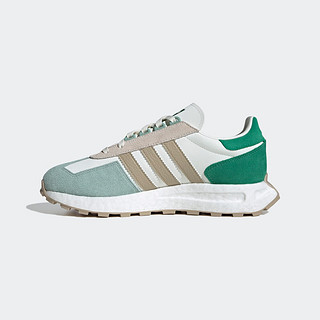 adidas RETROPY E5经典boost运动鞋男女阿迪达斯三叶草IH3401 白/深绿/浅绿/卡其色 40