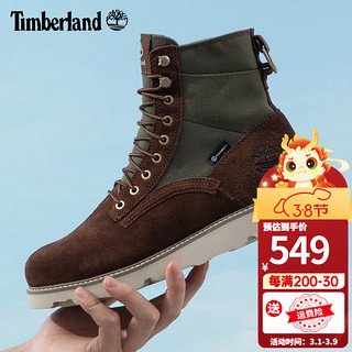 Timberland添柏岚男鞋休闲鞋秋冬户外登山靴防水皮革高帮徒步鞋A5M9G A5M9G931/深棕色 39.5