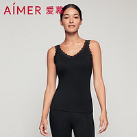 Aimer 爱慕 保暖内衣女暖暖时空德绒带杯背心AM726911