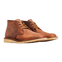 RED WING 红翼 3322 男士中帮棕色系带鞋