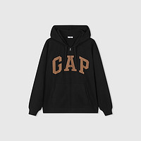 Gap 盖璞 24年新款LOGO美式拉链卫衣