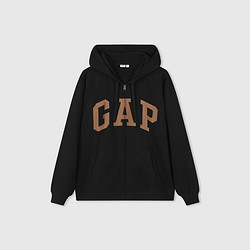 Gap 盖璞 24年新款LOGO美式拉链卫衣