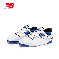 new balance 23年男鞋女鞋BB550系列舒适运动休闲鞋BB550VTA 白色/蓝色