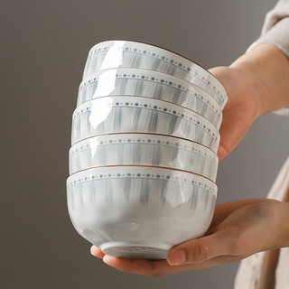 KAWASIMAYA 川岛屋 日式陶瓷米饭碗家用吃饭2023新款特别好看的小碗高级感餐具