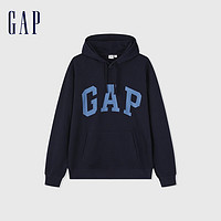 Gap 盖璞 男女装LOGO连帽法式圈织软卫衣 892186