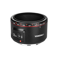 YONGNUO 永诺 50mm F1.8 II二代小痰盂适用佳能EF卡口单反自动对焦人像镜头