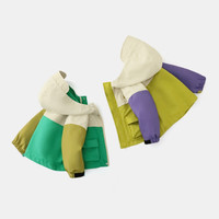 齐齐熊 cicibear男童风衣外套春秋款儿童春装防水上衣2024 麦绿色 120cm