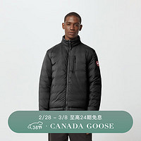 CANADA GOOSE 24期免息：Lodge男士羽绒夹克外套大鹅羽绒服 5079M 61 黑色 S