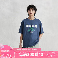 卡帕(Kappa)复古短袖新款男女夏运动休闲T恤印花半袖多色上衣K0EX2TD02D