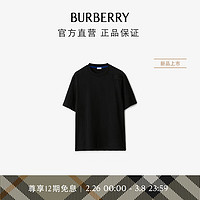 博柏利（BURBERRY）【】男装 棉质 T 恤衫80849511 M 黑色80849511