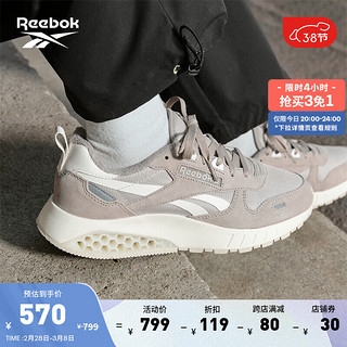 Reebok锐步24春男女CLASSIC LEATHER HEXALITE蜂巢跑鞋 100074409 42.5 (27.5cm),US: 9.5