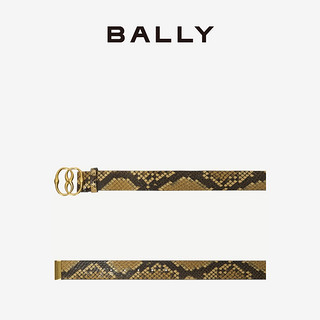 BALLY/巴利男士黄色皮革腰带6230078 黄色 100