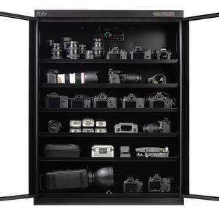 HuiTong 惠通防潮箱200/400/350/800L密码锁型办公商用相机电子干燥除湿柜邮票茶叶 【350升数控款】默认数字密码锁