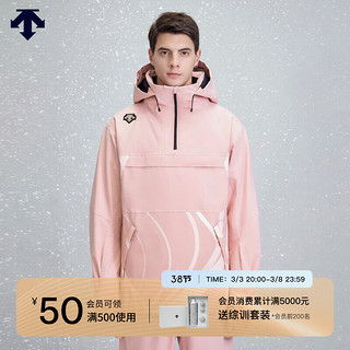 DESCENTE迪桑特 SNOWBOARD系列男女同款滑雪服 PK-PINK S (165/88A)