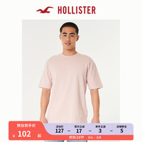 HOLLISTER24春夏新款休闲简约百搭纯色圆领短袖T恤 男 355910-1