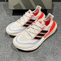 阿迪达斯 （adidas）休闲鞋男鞋春季运动鞋Ultraboost减震轻便跑步鞋HQ6351 HQ6351白蓝红 40.5