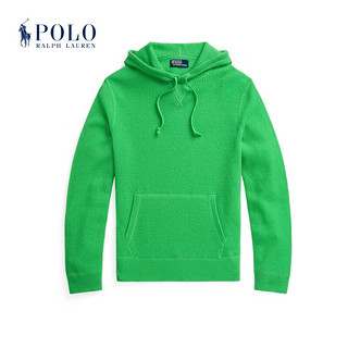 Polo Ralph Lauren 拉夫劳伦 男装 24年春羊绒连帽针织毛衫RL18057 300-绿色 XS