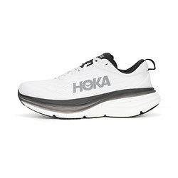 HOKA ONE ONE Bondi 8 轻便缓震慢跑鞋运动鞋 男款WBLC-白色/黑色 8