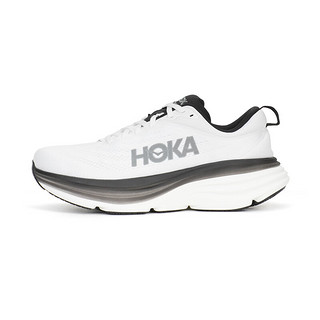 HOKA ONE ONE Bondi 8 轻便缓震慢跑鞋运动鞋 男款WBLC-白色/黑色 8