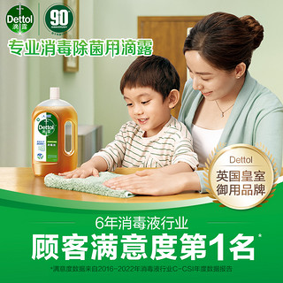 Dettol 滴露 消毒液5L家用办公商用大容量消毒水杀菌洗衣地板