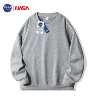 NASA GISS卫衣男秋季潮流百搭情侣宽松圆领长袖T恤青少年纯色打底