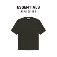 FEAR OF GOD ESSENTIALS胶印LOGO系列棉质圆领短袖T恤 美式高街情侣潮牌透气舒适宽松内搭