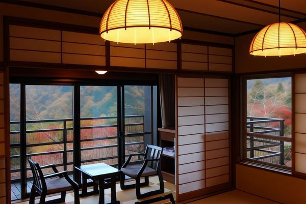 东京出发1.5h!箱根必打卡的百年汤泉,含2餐!日本箱根小涌园三河屋旅馆 别馆日式双床房(公共浴池)1晚(含双早+双人日式晚餐)