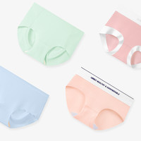 MND 莫妮朵 女士单条内裤舒适透气中腰三角裤