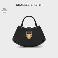 CHARLES & KEITH 女士金属扣带饰手提单肩包CK2-30270758