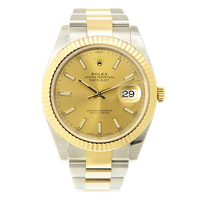 劳力士(ROLEX)日志系列 型号:126333 间黄金材质 41mm尺寸 男士自动机械腕表 126333-0009