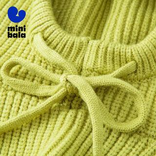 迷你巴拉 巴拉 迷你巴拉 （minibala）男童女童针织帽秋冬宝宝保暖轻盈儿童帽子236423137209 110 黄绿41189