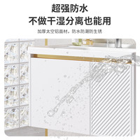 帝王洁具锐享太空铝卫浴浴室柜铝合金洗漱台陶瓷一体洗手盆柜组合