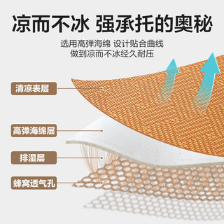 博洋（BEYOND）博洋家纺 夏凉纤维床垫褥家用打地铺睡垫软垫床褥褥子垫被 夏凉床褥—雨轩（A类） 180*200cm