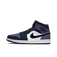 NIKE 耐克 Cspace DR  Air Jordan 1 Mid AJ1 桑德紫 黑紫脚趾 554724-445