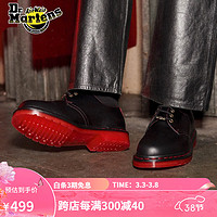 马丁（DR.MARTENS）1461 YOTR 时尚光面皮黑色男女款3孔马丁单鞋 黑色 41