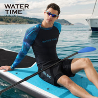 WaterTime潜水服男防晒泳衣长袖长裤冲浪服全身保暖水母衣套装