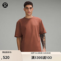 lululemon丨Heavyweight 男士棉质针织 T 恤 LM3FBSS 古铜褐色 M