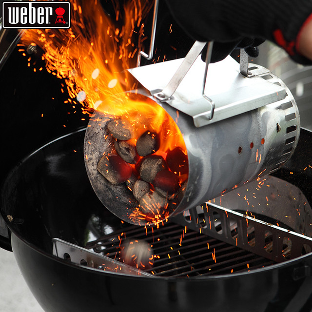 Weber 威焙 天然有机制炭易燃耐烤持久低烟烧烤工具  烧烤碳果木炭 5KG烧烤炭