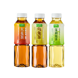 喵满分 乌龙茶/茉莉花茶/玄米大麦茶饮料500ml*15无糖饮料整箱包邮