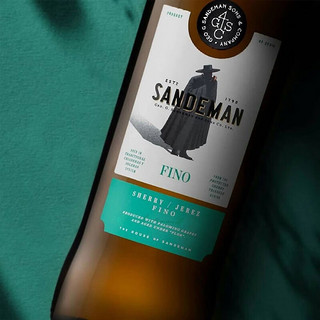 山地文（SANDEMAN）经典菲诺干型雪莉酒 fino sherry 西班牙加型强葡萄酒 750ml 单瓶