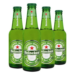 heineken喜力百亿法国原装进口heineken喜力啤酒250ml20瓶