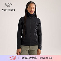 ARC’TERYX始祖鸟 ATOM LIGHTWEIGHT HOODY 轻量 女子 保暖棉服 Black/黑色 S