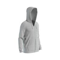 迪卡侬(DECATHLON)外套休闲运动服外套秋冬保暖男士连帽运动衫 4714353 锌灰色 S