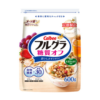 Calbee 卡乐比 减糖水果燕麦片600g 日本原装进口食品 营养早餐 即食零食 代餐