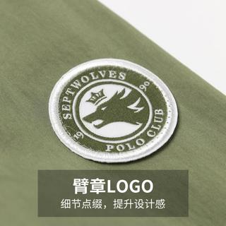 狼族生活春季商务休闲棒球领男士外套男式夹克男装