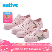 native春夏Bloom海藻系列动物印花亲子洞洞鞋超清户外溯溪鞋凉鞋 蔷薇粉|兔子印花 26