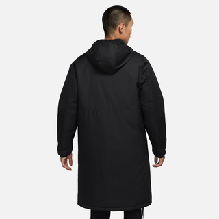 NIKE耐克长款棉服夹克男冬季足球运动宽松加厚拒水棉衣外套CW6767-010