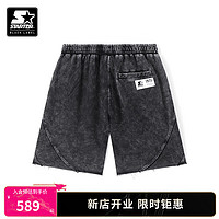 STARTER| 梭织中裤男女同款夏季短裤休闲裤宽松裤子 浅灰色 XL 180/96A