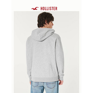 HOLLISTER24春夏毛圈布宽松卫衣帽衫 男女装 357935-1 麻灰色 S (175/92A)