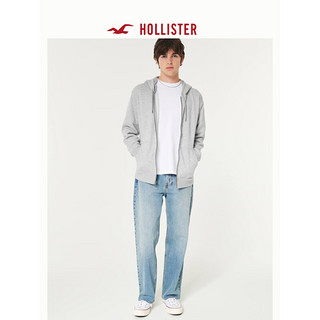 HOLLISTER24春夏毛圈布宽松卫衣帽衫 男女装 357935-1 麻灰色 S (175/92A)